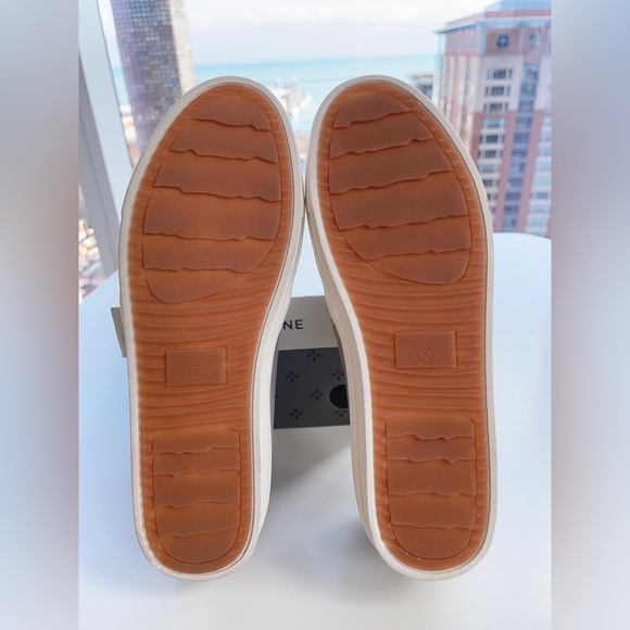 Sun + Stone Womens Mariam2 Quilted Flat Loafers Slip on Sneaker Taupe 7.5M/8M - Picture 8 of 14